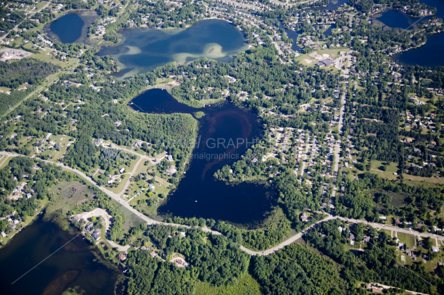 Elkhorn Lake in Oakland County, Michigan